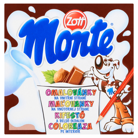 Zott Monte Mliečny dezert čokoládový 4 x 55 g (220 g)